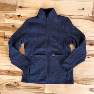 EUC figs womens active sweater jacket charcoal size small